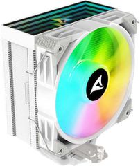 Sharkoon A50 Ψύκτρα Επεξεργαστή για Socket AM4/AM5/1200/115x/1700 με RGB Φωτισμό Λευκή