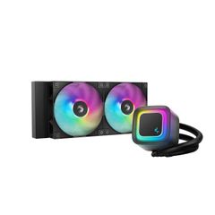 Deepcool LE240 V2 (v2) Υδρόψυξη Επεξεργαστή Διπλού Ανεμιστήρα 120mm για Socket AM4/AM5/1700/1200/115x με RGB Φωτισμό
