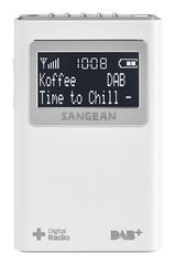 Sangean DPR-39 Φορητό Ραδιόφωνο Μπαταρίας DAB+ με USB White