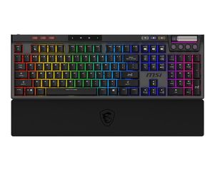 MSI Strike Pro W Silent Ασύρματο Gaming Μηχανικό Πληκτρολόγιο US