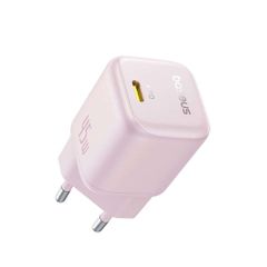 Baseus PicoGo Φορτιστής Χωρίς Καλώδιο GaN, USB-C 45W Power Delivery, Quick Charge 3.0, SuperCharge Ροζ