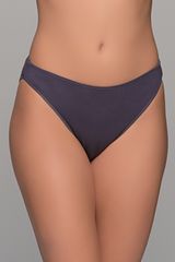 High Leg Σλιπ Bikini Bamboo - Ανθρακί