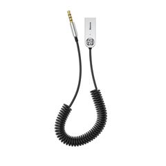 Amio Amio - ΑΝΤΑΠΤΟΡΑΣ AUDIO BLUETOOTH 5.0 ΑΠΟ USB ΣΕ AUX ΜΑΥΡΟ ΣΠΙΡΑΛ - 1 τεμ. (BAS29048/AM)