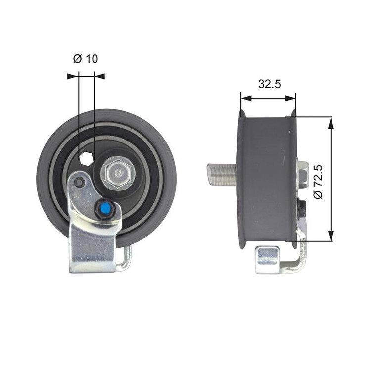 Τεντωτήρας, οδοντ. ιμάντας  PowerGrip™