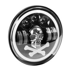 Amio Amio - ΠΡΟΒΟΛΕΑΣ ΕΡΓΑΣΙΑΣ ΣΤΡΟΓΓΥΛΟΣ LED SKULL 5.500lm 9>36V 60W 6.000K -Φ170x170x65mm 4 ΧΡΗΣΕΩΝ - 1 ΤΕΜ. (03695/AM)