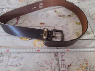 Δερμάτινη ζώνη vintage συλλεκτική αυθεντική Levi's 501 καφέ