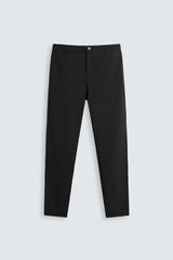 Παντελόνι Chino Comfort Fit από ύφασμα με υψηλή ελαστικότητα Ελαστική μέση Μαύρο Μέγεθος 42