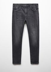 Jean Slim Fit Soft Touch Ξεβαμένο Γκρι Μέγεθος 42