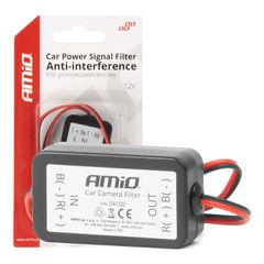 Amio Amio - Φίλτρο Σήματος Κεραίας 12V 2A 24W για Σταθεροποίηση Τροφοδοσίας & Εξάλειψη Παρεμβολών σε Συστήματα Αυτοκινήτου με Βελτιωμένη Απόδοση Ήχου & Εικόνας - 1 Τεμ. (04100/AM)
