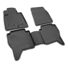Novline ΠΑΤΑΚΙΑ ΣΕ ΣΚΑΦΗ TPE ΛΑΣΤΙΧΟ ΓΙΑ MITSUBISHI PAJERO (V80) 5D 2006+ ΣΕ ΜΑΥΡΟ ΧΡΩΜΑ NOVLINE - 4 ΤΕΜ.