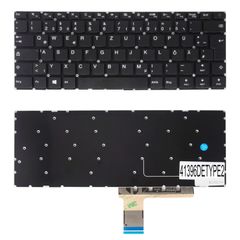 Deutsche Tastatur für Laptop - German Laptop Keyboard για Lenovo Ideapad 110-14IBR 80T6 80UJ 110-14AST 80TQ 5CB0L45737 5CB0M55981 9Z.NCRSN.201 NSK-BX2SN DE No Frame Black with Power Button ( Κωδ.41396