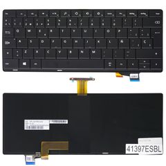 Teclado Español para Portátil - Spanish Tablet Keyboard για Microsoft Surface Pro 3 RD2-00080 RF2-00043 RF2-00001 RD2-00107 R9Q-00001 RD2-00079 RD2-00077 ES Backlight Black ( Κωδ.41397ESBL )