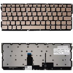 Deutsche Tastatur für Laptop - German Laptop Keyboard για Lenovo Yoga 900S-12ISK 80ML Yoga 900S-12C IdeaPad Air 12 Yoga 4s 900S 5CB0K93868 DE No Frame Backlight Gold ( Κωδ.40494DENOFRBLGOLD )