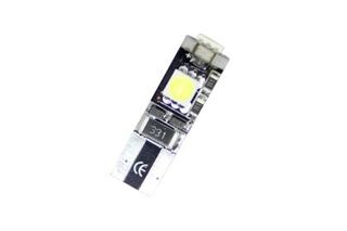 LEd λάμπα τύπου Τ10 με 3 SMD led - CANBUS 5000K - 1τμχ.