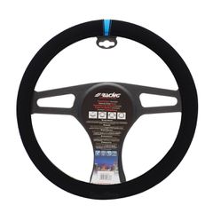 Simoni Racing ΚΑΛΥΜΜΑ ΤΙΜΟΝΙΟΥ CARRERA LOOK BLUE ΜΑΥΡΟ ΜΕ ΜΠΛΕ ΡΙΓΑ ΜΙΚΡΟΦΙΜΠΡΑ 37-39cm SIMONI RACING - 1 τεμ.