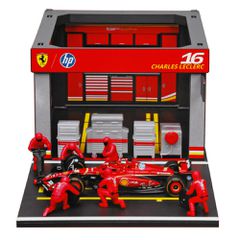 Lampa ΜΙΝΙΑΤΟΥΡΕΣ PIT STOP FERRARI SF-24 LECLERC 1:43 BURAGO LAMPA 1ΤΕΜ.