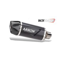ARROW EXHAUST ALUMINIUM DARK INDY RACE EVO CARBON END CAP KTM 390 ADVENTURE R/X '25-'26