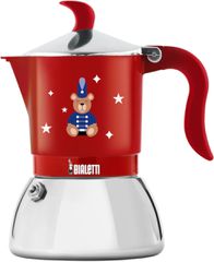 Bialetti Fiammetta Μπρίκι 2TZ Induction Αρκουδάκι Κόκκινο