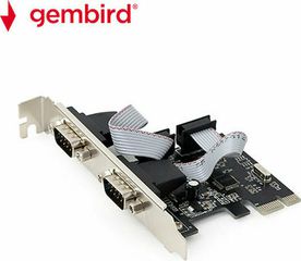 Gembird Κάρτα PCI σε 2 θύρες RS232 DB9 Serial (SPC-22)