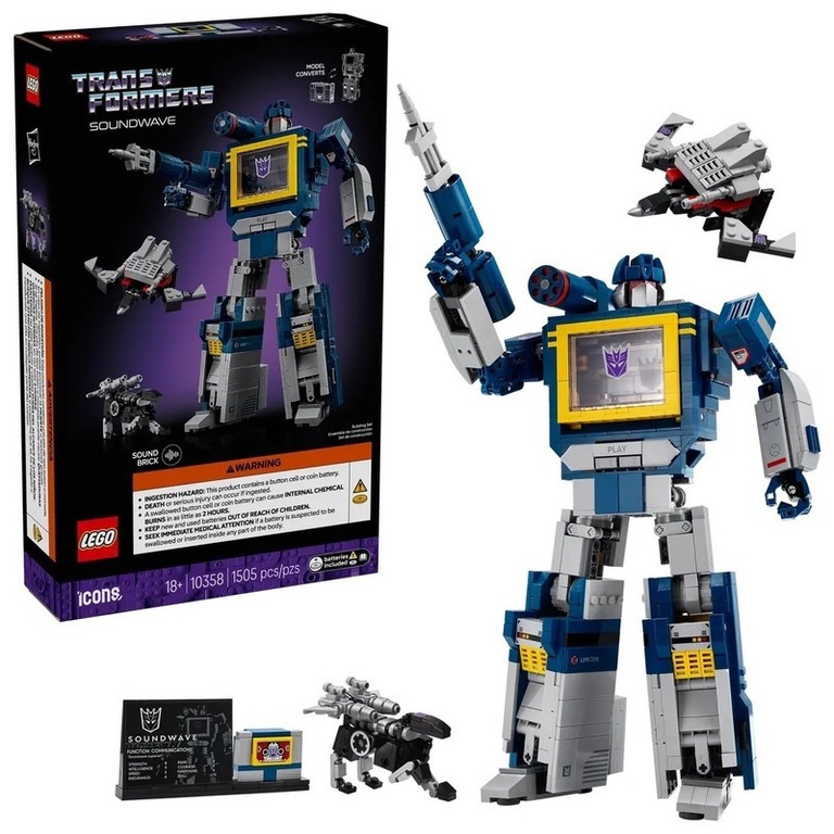 LEGO Icons Transformers-Soundwave 10358