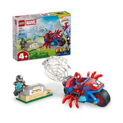 LEGO MARVEL 11206 Spidey on his Motorcycle vs. Rhino