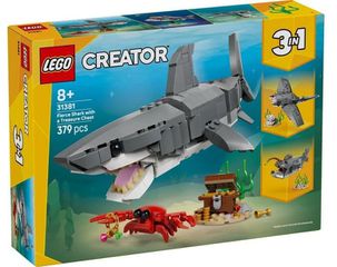 LEGO CREATOR 3 IN 1 31381 Fierce Shark with a Treasure Chest