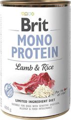 Brit Mono Protein Υγρή Τροφή Σκύλων σε Κονσέρβα με Αρνί και Ρύζι χωρίς Γλουτένη 400gr