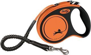 Flexi Πτυσσόμενο Λουρί/Οδηγός Σκύλου Ιμάντας Xtreme Medium σε Πορτοκαλί χρώμα 5m έως 25kg 803430