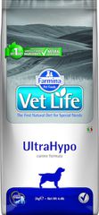Farmina Vet Life UltraHypo 12kg Ξηρά Τροφή χωρίς Γλουτένη για Ενήλικους Σκύλους με Ψάρια