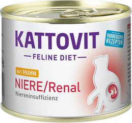 Finnern Kattovit Niere/Renal Υγρή Τροφή για Ενήλικες Γάτες σε Κονσέρβα με Κοτόπουλο χωρίς Γλουτένη 185gr 780416