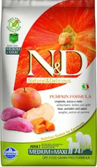 Farmina N Pumpkin Medium & Maxi 12kg Ξηρά Τροφή χωρίς Σιτηρά για Ενήλικους Σκύλους Μεσαίων & Μεγαλόσωμων Φυλών με Χοιρ