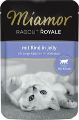 Miamor Ragout Royale KItten Υγρή Τροφή για Ανήλικες Γάτες σε Φακελάκι με Βοδινό 100gr 010835