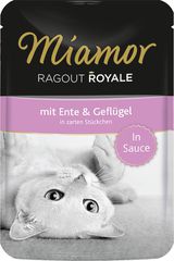 Miamor Ragout Royale Υγρή Τροφή για Ενήλικες Γάτες σε Φακελάκι με Πάπια και Πουλερικά 100gr