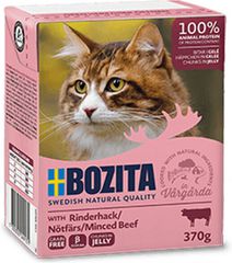 Bozita Feline Υγρή Τροφή για Ενήλικες Γάτες σε Φακελάκι με Βοδινό χωρίς Σιτηρά & Γλουτένη 370gr FK-4913