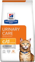 Hill's Prescription Diet Urinary Care c/d Multicare Ξηρά Τροφή για Ενήλικες Γάτες με Ευαίσθητο Ουροποιητικό με Κοτόπουλο