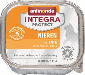 Animonda Integra Protect Renal Υγρή Τροφή για Ενήλικες Γάτες σε Ταψάκι με Πάπια Διαίτης, χωρίς Σιτηρά 100gr