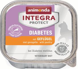 Animonda Integra Protect Diabetes Υγρή Τροφή για Ενήλικες Γάτες σε Ταψάκι με Κοτόπουλο Διαίτης 100gr