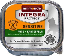 Animonda Integra Protect Sensitive Υγρή Τροφή για Ενήλικες Γάτες σε Ταψάκι με Γαλοπούλα και Πατάτες Διαίτης, χωρίς Σιτηρ