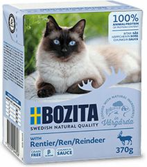 Bozita Feline Υγρή Τροφή για Ενήλικες Γάτες σε Φακελάκι με Τάρανδο χωρίς Σιτηρά 370gr FK-4930
