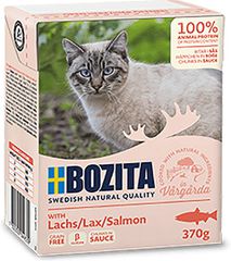 Bozita Feline Υγρή Τροφή για Ενήλικες Γάτες σε Φακελάκι με Σολομό χωρίς Σιτηρά & Γλουτένη 370gr A35-BOZ.64933