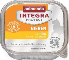 Animonda Integra Protect Renal Υγρή Τροφή για Ενήλικες Γάτες σε Ταψάκι με Κοτόπουλο χωρίς Σιτηρά 100gr