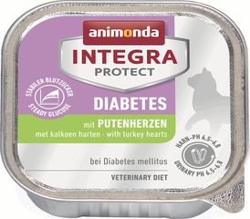 Animonda Integra Protect Diabetes Υγρή Τροφή για Ενήλικες Γάτες σε Ταψάκι με Γαλοπούλα Διαίτης, χωρίς Σιτηρά & Γλουτένη