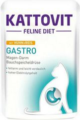 Kattovit Feline Diet Gastro Υγρή Τροφή για Ενήλικες Γάτες σε Φακελάκι με Κοτόπουλο και Ρύζι χωρίς Γλουτένη 85gr 77234