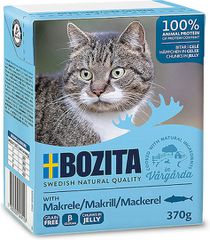 Bozita Feline Υγρή Τροφή για Ενήλικες Γάτες σε Φακελάκι με Σκουμπρί χωρίς Σιτηρά & Γλουτένη 370gr A35-BOZ.64911
