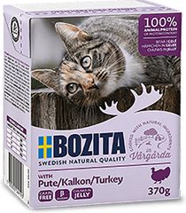 Bozita Feline Υγρή Τροφή για Ενήλικες Γάτες σε Φακελάκι με Γαλοπούλα χωρίς Σιτηρά & Γλουτένη 370gr A35-BOZ.64919