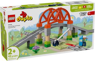 Lego Duplo Train Bridge and Tracks Expansion Set 42τμχ 10426