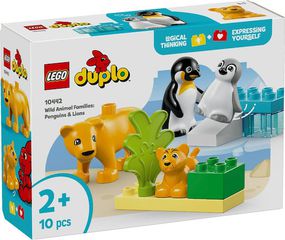 Lego Duplo Wild Animal Families: Penguins & Lions 10τμχ 10442