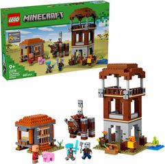 Lego Minecraft The Pillager Outpost and Ravager 665τμχ 21278