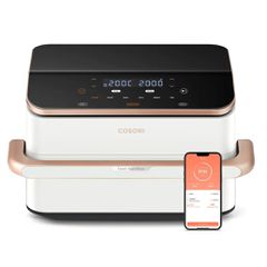 Cosori Dual Blaze TwinFry Air Fryer με Wi-Fi & Διπλό Αποσπώμενο Κάδο 10lt Λευκό