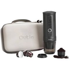OutIn Nano Φορητή Μηχανή Espresso Space Grey Travel Kit
